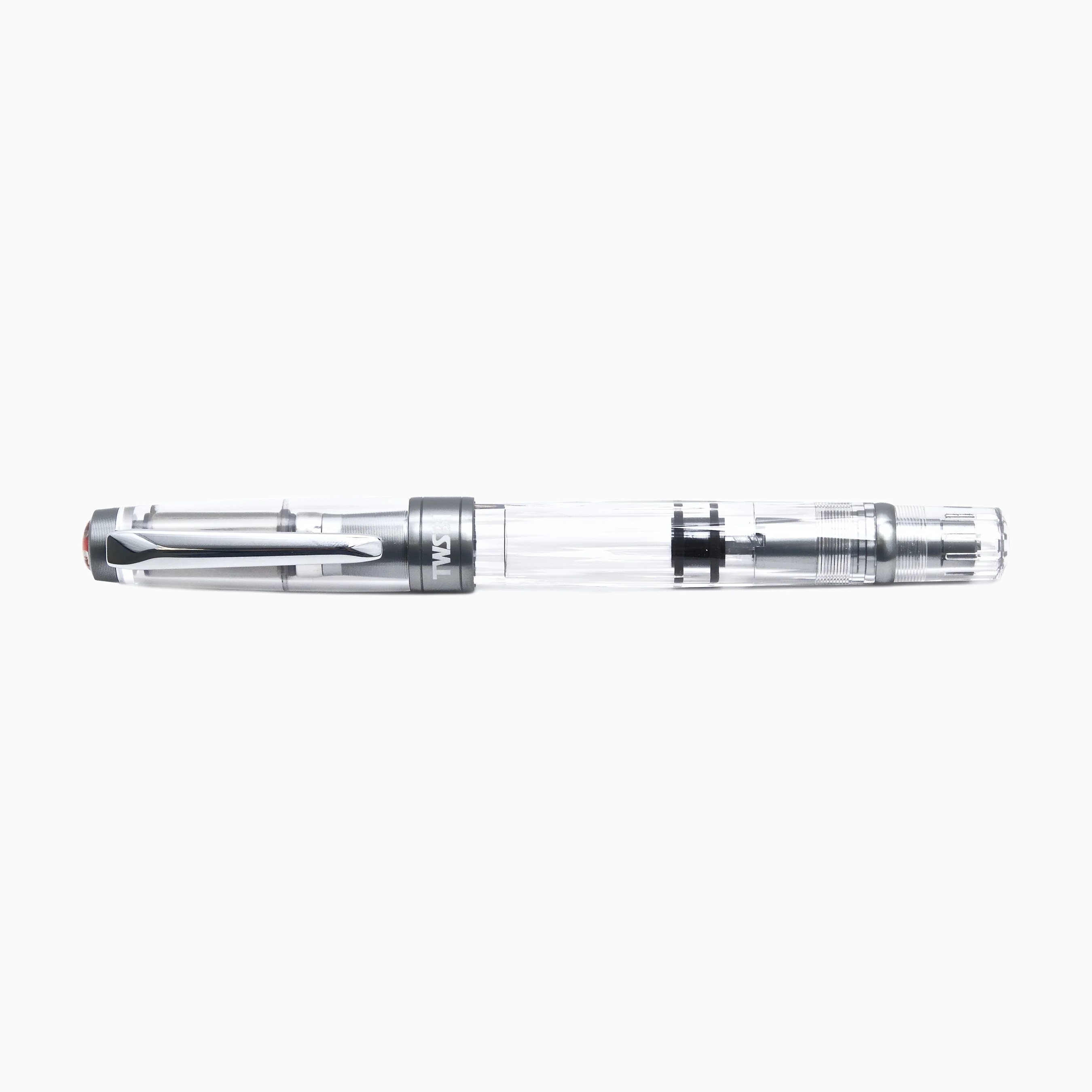 TWSBI Diamond 580ALR Nickel Gray Fountain Pen - Image 4