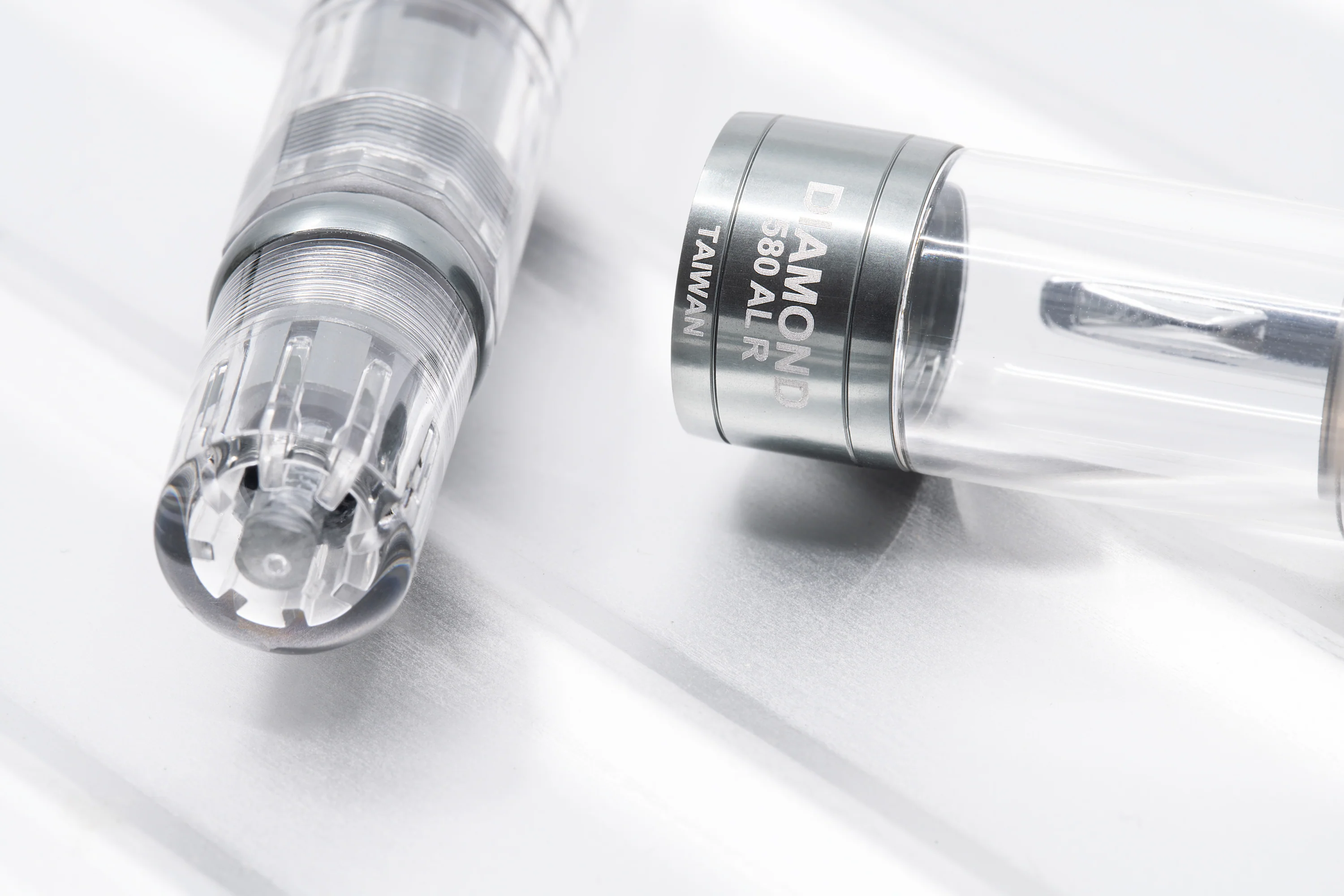 TWSBI Diamond 580ALR Nickel Gray Fountain Pen - Image 5
