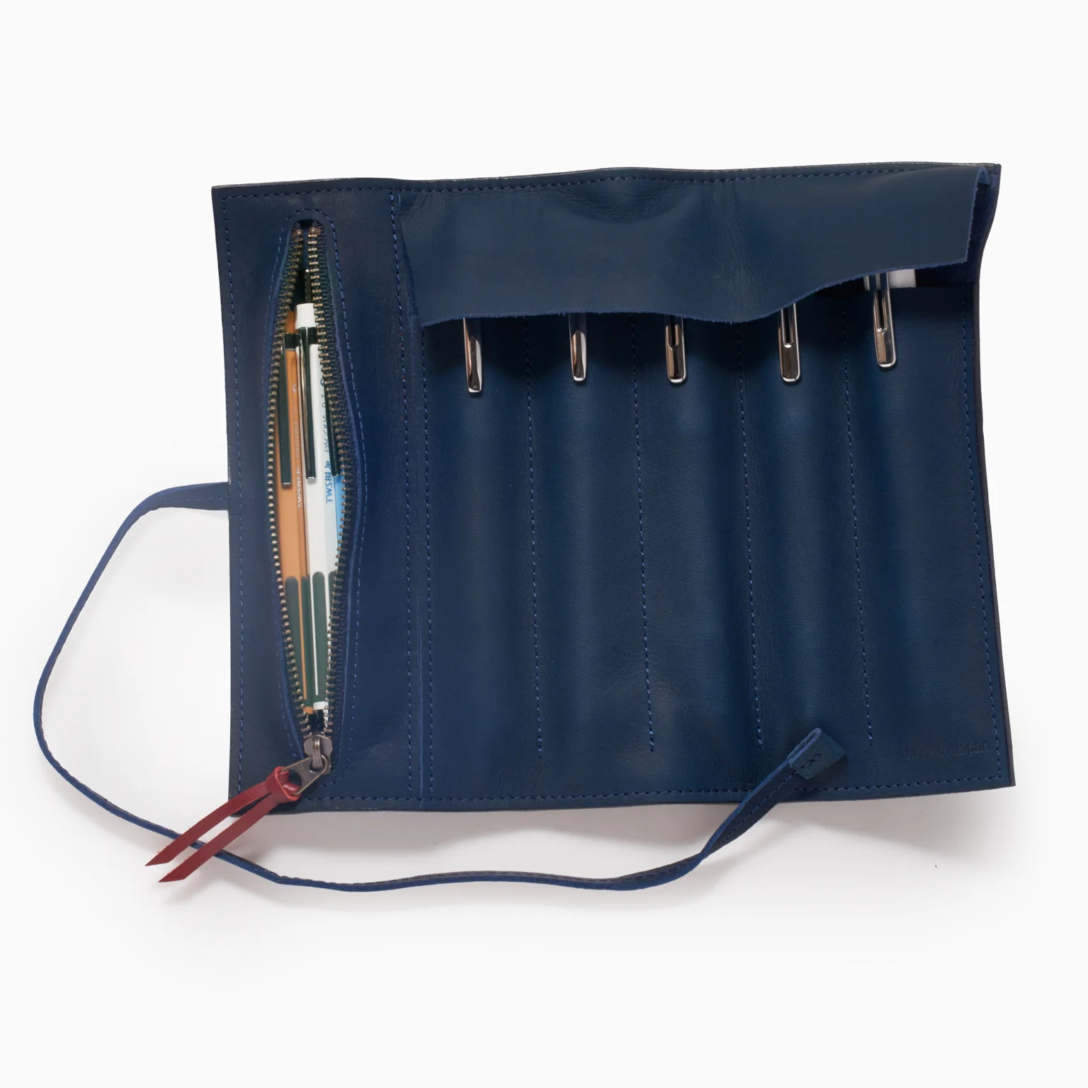 TWSBI Leather Roll Case Midnight Blue - Image 3