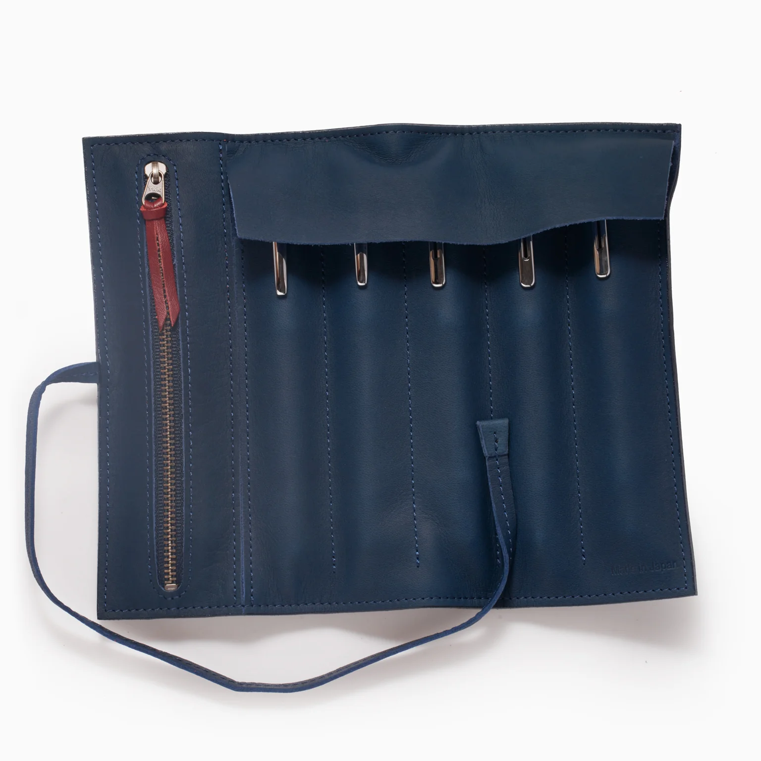 TWSBI Leather Roll Case Midnight Blue - Image 4