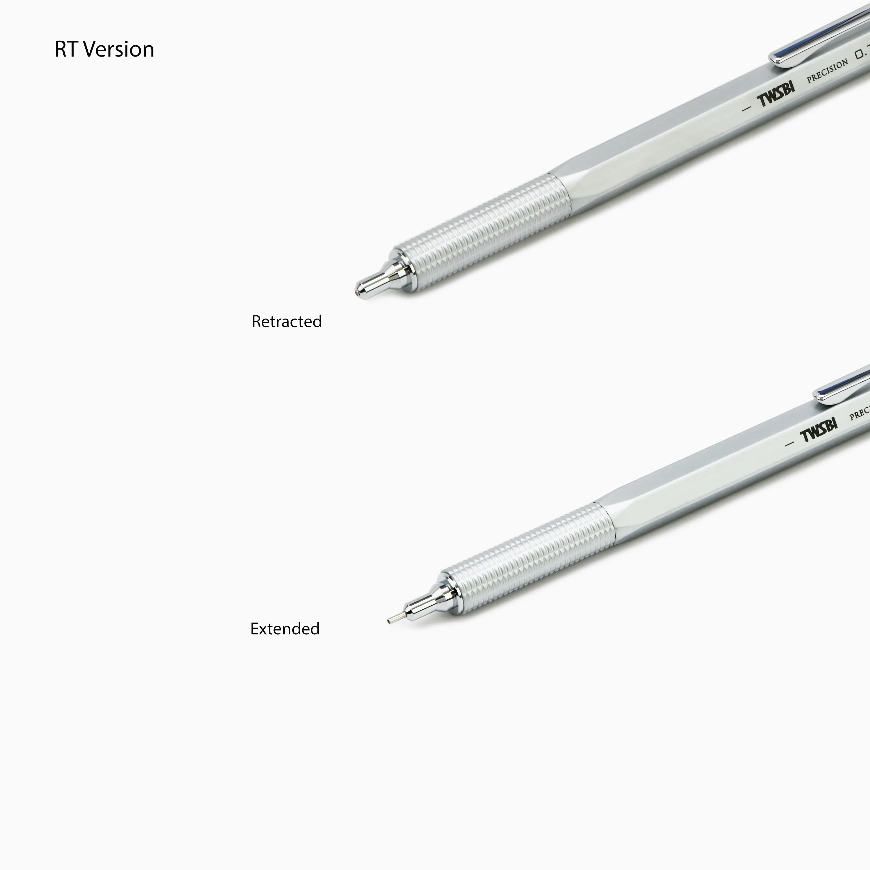 TWSBI Precision Mechanical Pencil Silver - Image 3